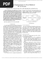 Design and Implementation of A Novel Multilevel DC-AC Inverter