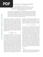 Reheating of The Universe As Holographic Thermalization