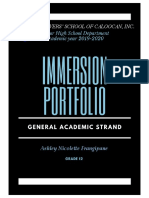 Immersion Portfolio Gas Format