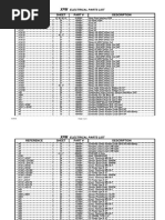 XPM - Electrical Part List