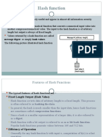 Hash Function: Message Digest or Simply Hash Values