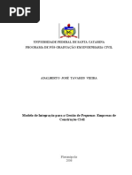 Modelo de Integração para A Gestão de Pequenas Empresas de Construção Civil - TESE DR