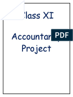 Accountancy Model Project - Xi