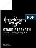 4 Day Intermediate Powerbuilding Program