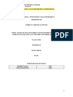 Study of Balance Sheet and Investment Analysis of Marutui Suzuki and Tata Motors and Their Applications in Investment Analysys