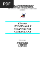 Electiva Soberanía Y Geopolítica Venezolana