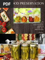 Food Preservation: BY: Leah Yi Andray Tabangcura Lian Martin Daniel Limet Angela Balanon 9-Biochem