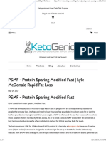 PSMF - Protein Sparing Modified Fast - Lyle McDonald Rapid Fat Loss