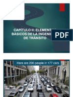 Capítulo II. Elemento Básicos de La Ingeniería de Tránsito