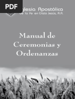 Manual de Ceremonias y Ordenanzas - IAFCJ PDF