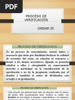 Proceso de Verificación