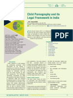 Child Pornography and Its Legal Framework in India