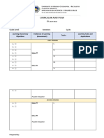 Curriculum Audit Template