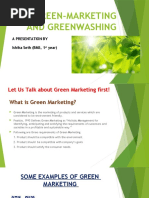 Green-Marketing and Greenwashing - Fom Presentation