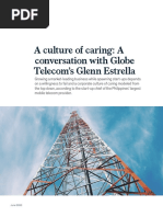 A Culture of Caring: A Conversation With Globe Telecom's Glenn Estrella