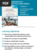 Social Responsibility and Ethics in Strategic Management