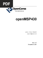 Openmsp430: Author: Olivier Girard