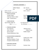 ANTENATAL ASSESSMENT Form 4