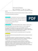 ANTECEDENTES HISTÓRICOS DEL MATRIMONIO Boceto