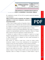 Acta 002 Responsabilidades de La Organización en El SG-SST