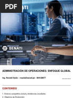 SESIÓN 01 - Administración de Operaciones - Enfoque Global