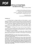 Gandara, Manuel. - Críticas A Algunos Elementos Que Subyacen en La Teoría Liberal de Los Derechos Humanos