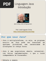 Linguagem Java Introdução