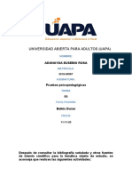 Tarea 05 de Pruebas Psicopedagógicas