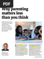 New - Scientist - 25!05!2019 Why Parenting Matters Less Than You Think