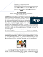 Women Empowerment Through Development of Education in Tribal Communities: A Case Study of Malkangiri District of Odisha