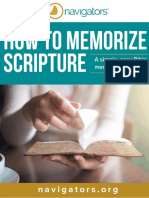 Howto Memorize Scripture