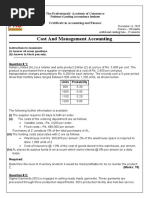 CMAC Section A, B Mid-Term Q.Paper