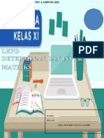 LKPD Determinan Matriks 2x2