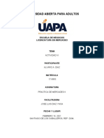 Tarea 6. Practica de Mercadeo II