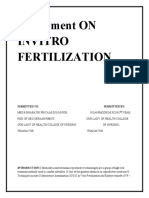 Assignment ON Invitro Fertilization