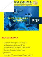 Bioseguridad en Quirofano y Deshechos Hospitalarios