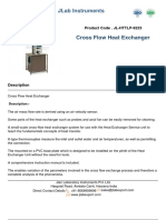 Jlab Instruments: Cross Flow Heat Exchanger