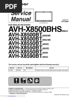 Avhx8500bhs Service Manual