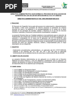 2015 - DA 002-GRH-DRS - Proceso de Evaluacion de Gerentes de Las ACLAS