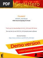 Huawei: H13-511 - V4.0 Exam