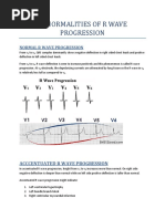 08 - Abnormalities of R Wave Progression