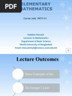 Saddam Hossain Lecturer in Mathematics Department of Basic Science World University of Bangladesh Email: Shossain656@science - Wub.edu - BD