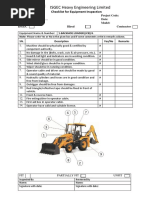 Check-Lists D'inspection