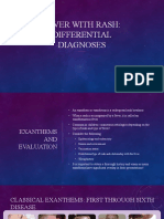 DDs of Fever With Rash