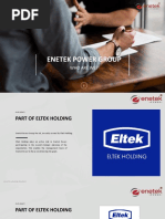 Enetek Power Group Company Profile