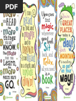 DR Suess Bookmarks