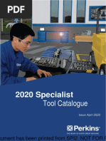 2020 Specialist: Tool Catalogue