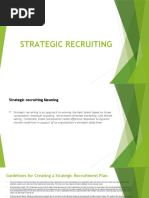 Strategic Recruiting