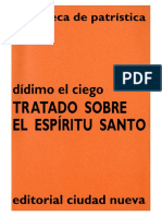 DIDIMO EL CIEGO - Tratado Sobre El Espiritu Santo