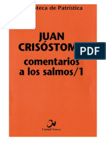 JUAN CRISOSTOMO - Comentarios A Los Salmos 1